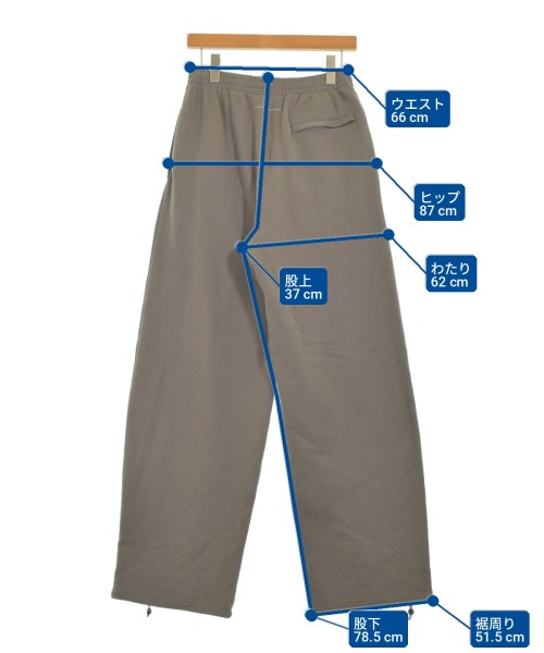 MM6（エムエムシックス）スウェットパンツ 茶 サイズ:S メンズ/2200728211032