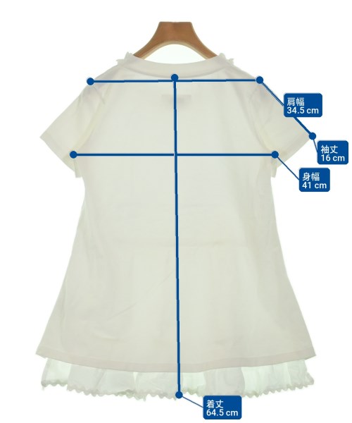MM6（エムエムシックス）Tシャツ・カットソー 白 サイズ:M レディース/2200733912030