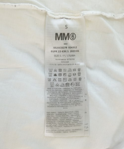 MM6（エムエムシックス）Tシャツ・カットソー 白 サイズ:S メンズ/2200722604052