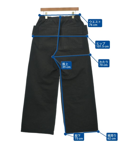 DRKSHDW（ダークシャドウ）カーゴパンツ 黒 サイズ:M メンズ/2200618218035