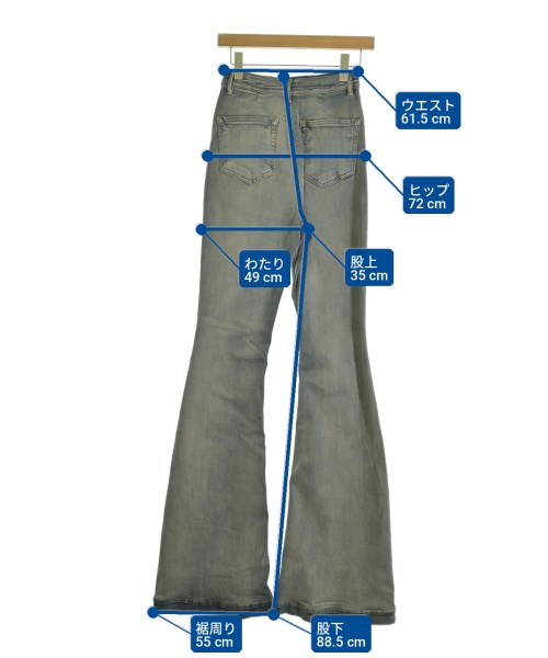DRKSHDW（ダークシャドウ）デニムパンツ 青 サイズ:25(S位) レディース/2200689785344