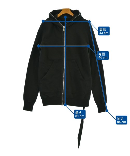 DRKSHDW（ダークシャドウ）パーカー 黒 サイズ:M メンズ/2200654501016