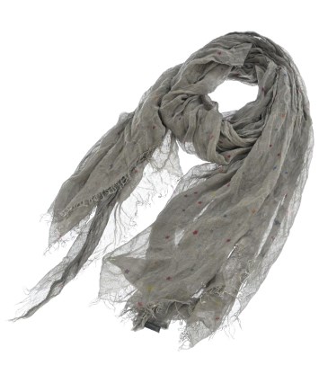 Faliero Sarti ファリエロサルティ シルク混ストール グレー Faliero Sarti - ファリエロサルティ Faliero Sarti ストール