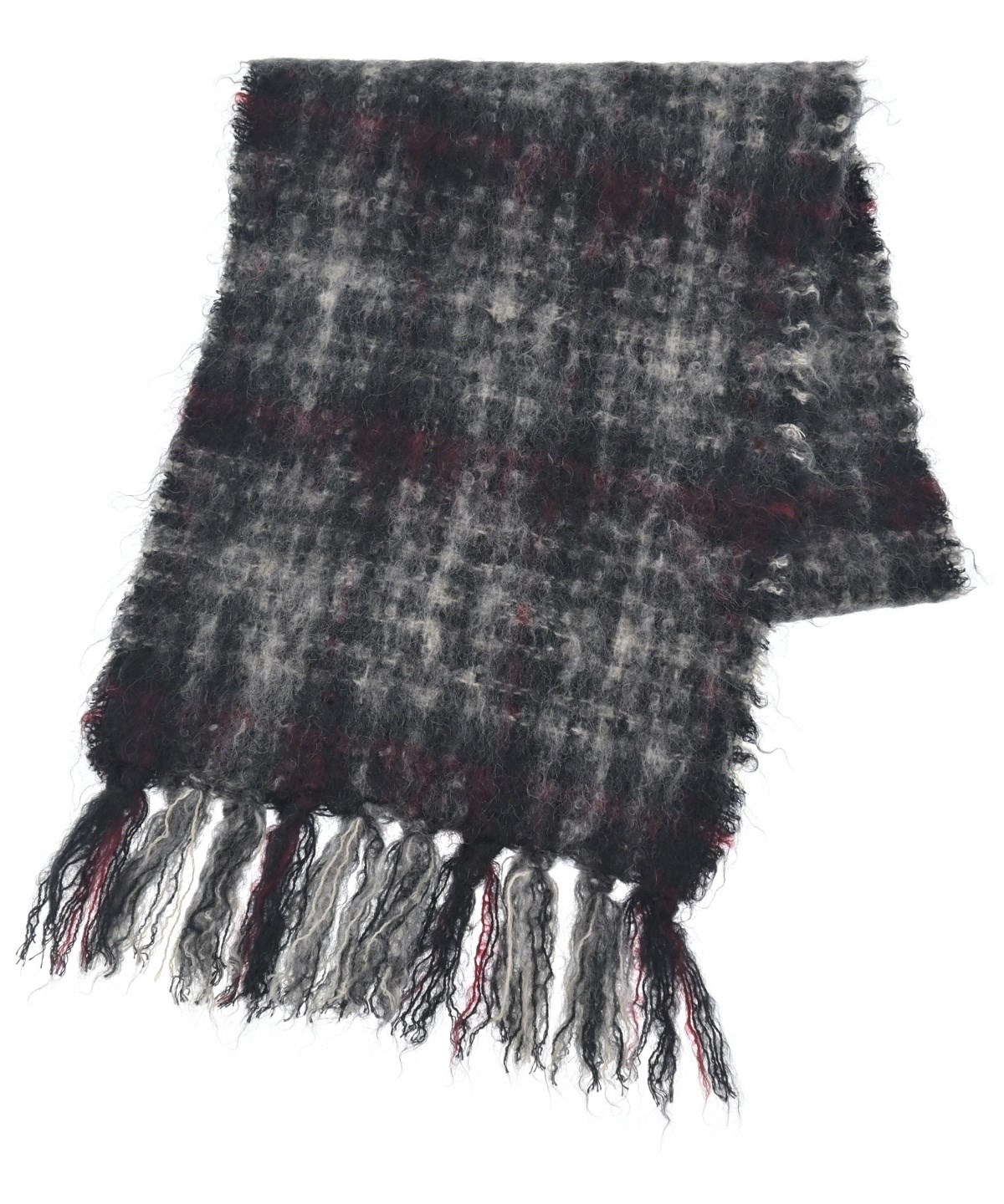 Faliero Sarti（ファリエロサルティ）マフラー 黒 サイズ:- レディース