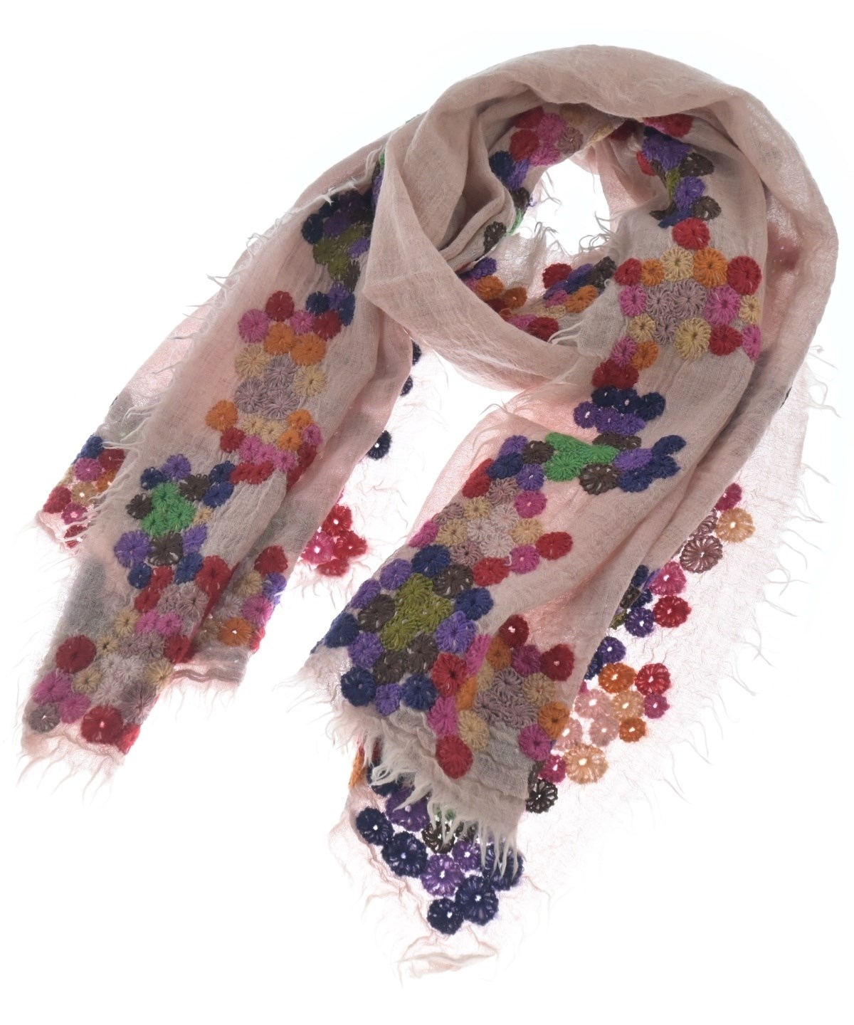 Faliero Sarti（ファリエロサルティ）ストール ピンク サイズ