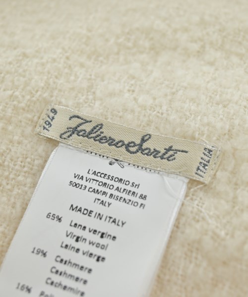 Faliero Sarti（ファリエロサルティ）ストール 白 サイズ:- レディース/2200611536884