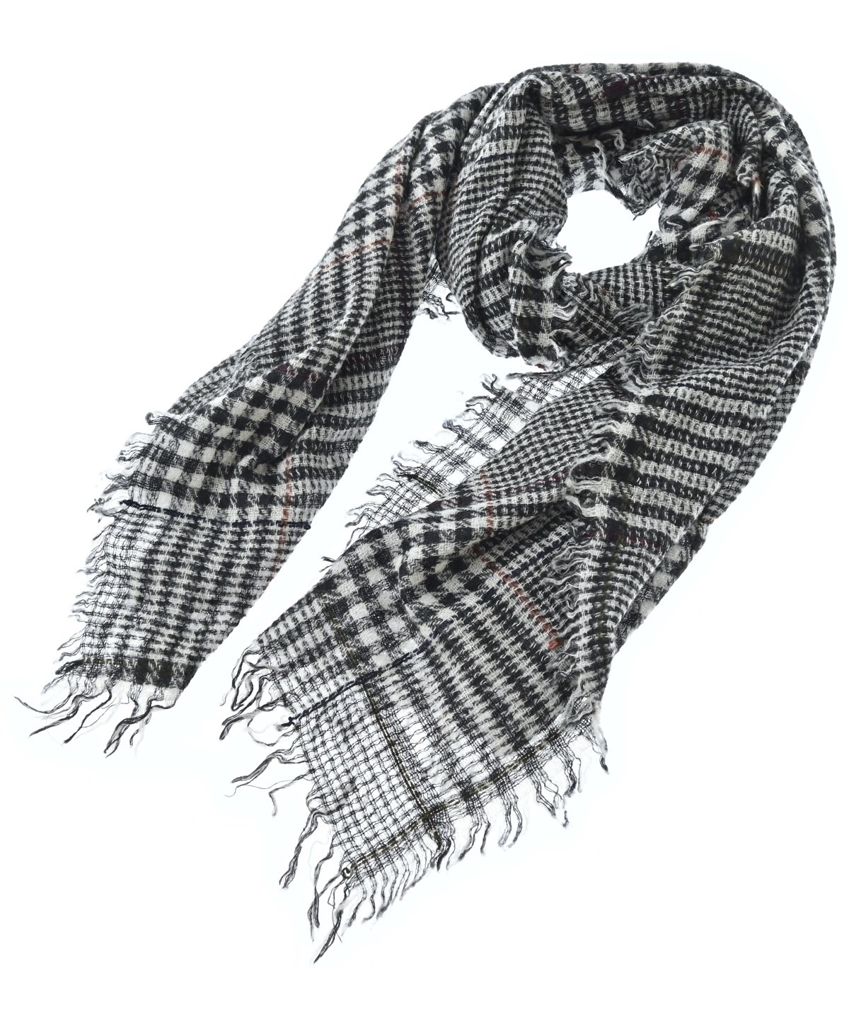FALIERO SARTI 　ファリエロサルティ　ストール　タグ付き　黒 Faliero Sarti（ファリエロサルティ）ストール 黒 サイズ:- レディース