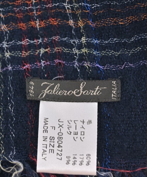 Faliero Sarti（ファリエロサルティ）ストール 紺 サイズ:F レディース/2200715257067