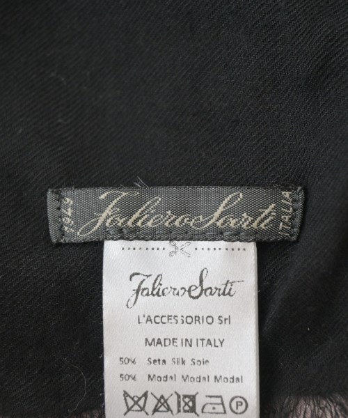 Faliero Sarti（ファリエロサルティ）ストール 黒 サイズ:- レディース/2200645602081