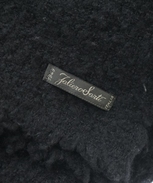 Faliero Sarti（ファリエロサルティ）マフラー 黒 サイズ:- メンズ/2200650758094