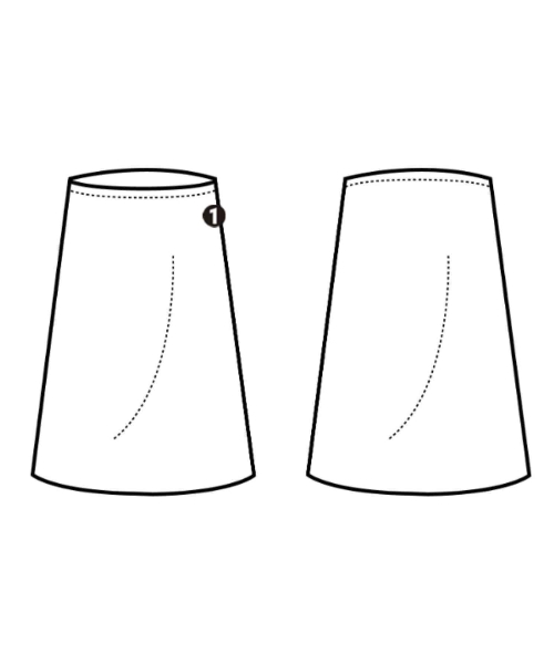 Y's Red Label（ワイズレッドレーベル）ひざ丈スカート 紺 サイズ:3(M位) レディース/2200626229030