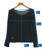 Y's Red Label（ワイズレッドレーベル）Tシャツ・カットソー 黒 サイズ:2(S位) レディース/2200688220044