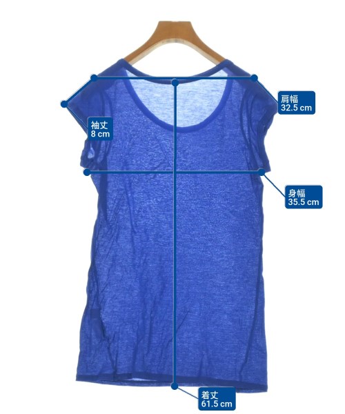 Y's Red Label（ワイズレッドレーベル）Tシャツ・カットソー 青 サイズ:2(M位) レディース/2200660581040