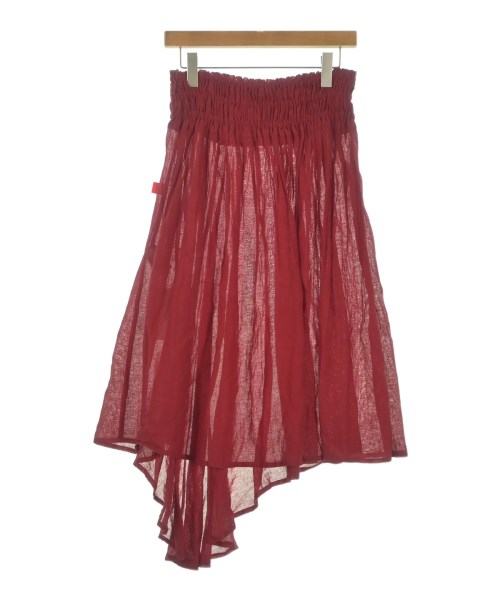 Y's Red Label（ワイズレッドレーベル）ロング・マキシ丈スカート 赤 サイズ:2(S位) レディース/2200668715102