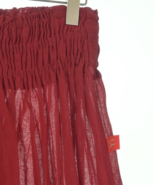 Y's Red Label（ワイズレッドレーベル）ロング・マキシ丈スカート 赤 サイズ:2(S位) レディース/2200668715102