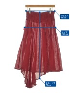 Y's Red Label（ワイズレッドレーベル）ロング・マキシ丈スカート 赤 サイズ:2(S位) レディース/2200668715102