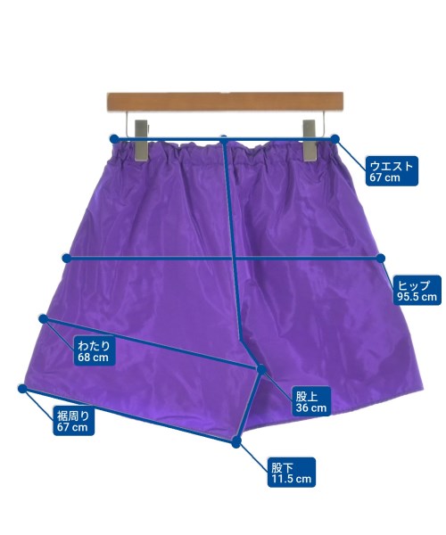 HACHE（アッシュ）ショートパンツ 紫 サイズ:40(M位) レディース/2200634770449