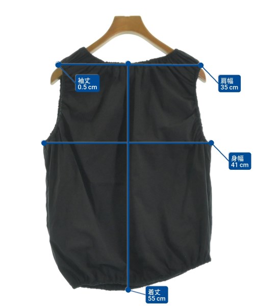 HACHE（アッシュ）カジュアルシャツ 黒 サイズ:40(M位) レディース/2200622210124