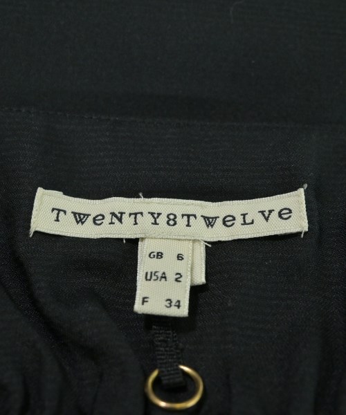 TWeNTY8TWeLVe（トゥエンティ　エイト　トゥエルヴ）ブラウス 黒 サイズ:34(XXS位) レディース/2200634108112