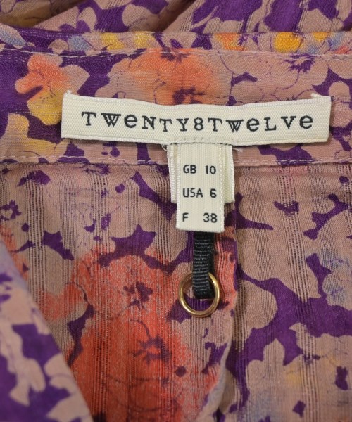 TWeNTY8TWeLVe（トゥエンティ　エイト　トゥエルヴ）カジュアルシャツ 紫 サイズ:38(M位) レディース/2200689696060