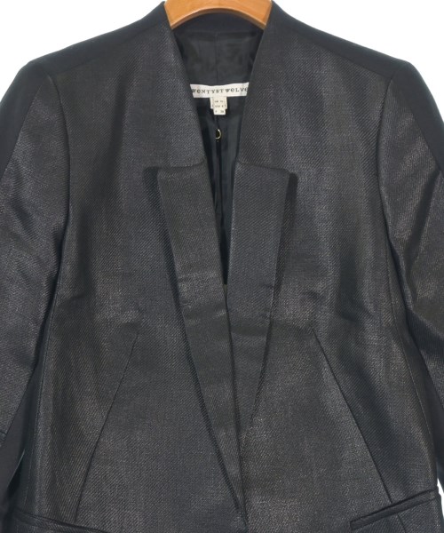 TWeNTY8TWeLVe（トゥエンティ　エイト　トゥエルヴ）ジャケット 黒 サイズ:42(M位) レディース/2200654073018