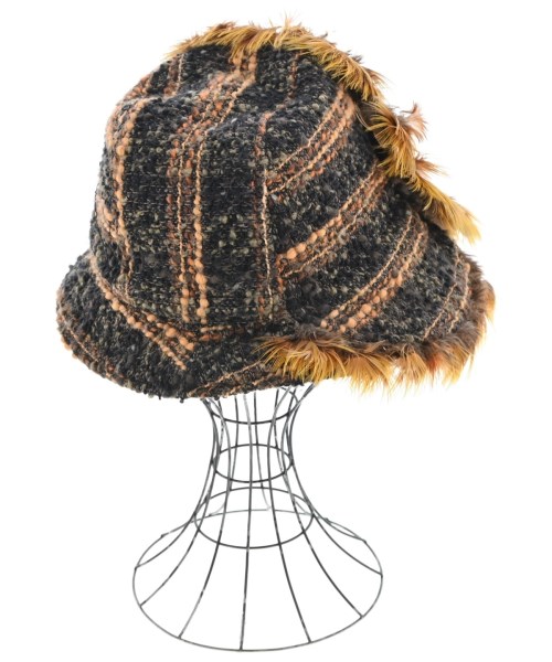 CHRISTOPHE COPPENS（クリストフコパンズ）ハット 茶 サイズ:- レディース/2200609913154