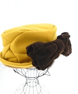 CHRISTOPHE COPPENS（クリストフコパンズ）ハット 黄 サイズ:- レディース/2200681418073