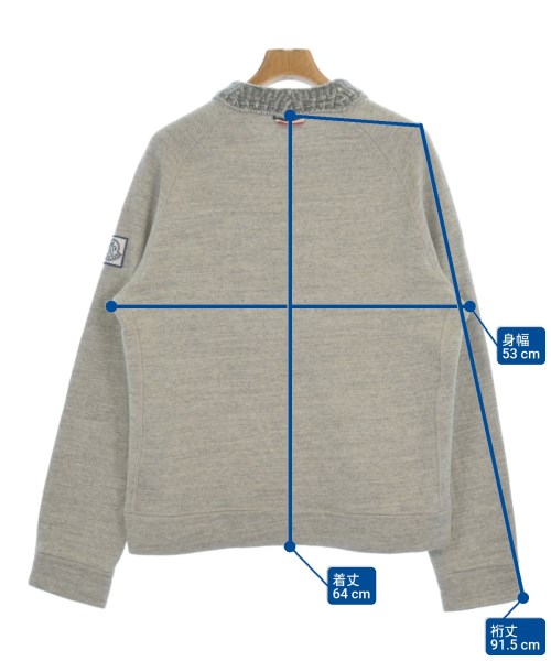 MONCLER GAMME BLEU（モンクレールガムブルー）スウェット グレー サイズ:M メンズ/2200632800223