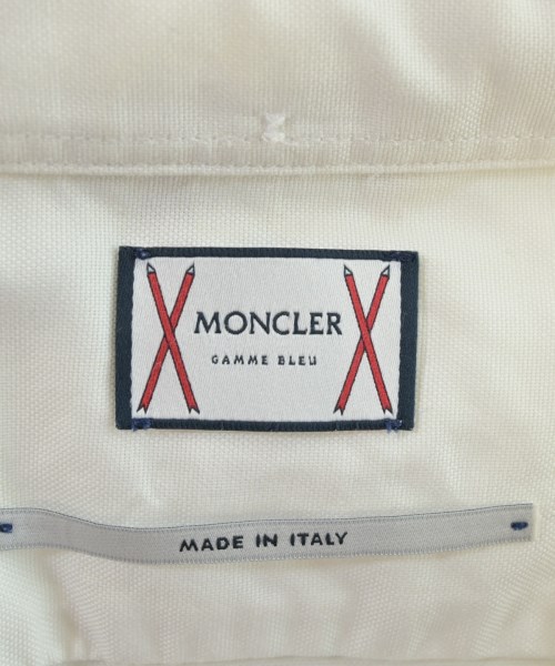 MONCLER GAMME BLEU（モンクレールガムブルー）カジュアルシャツ 白 サイズ:2(M位) メンズ/2200674159099