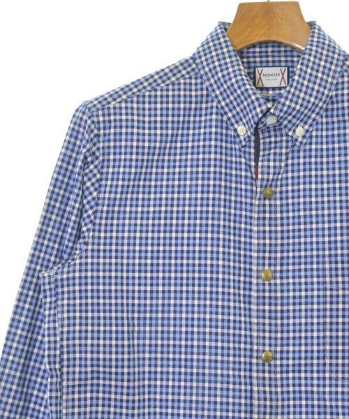 MONCLER GAMME BLEU（モンクレールガムブルー）カジュアルシャツ 青 サイズ:1(S位) メンズ/2200660539041