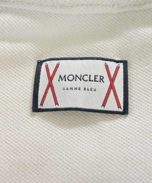 MONCLER GAMME BLEU（モンクレールガムブルー）ポロシャツ 白 サイズ:M メンズ/2200710856012