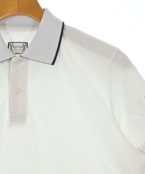 MONCLER GAMME BLEU（モンクレールガムブルー）ポロシャツ 白 サイズ:M メンズ/2200710856012
