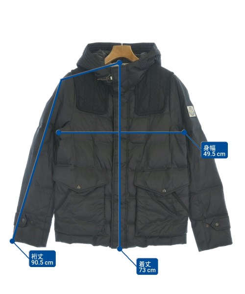 MONCLER GAMME BLEU（モンクレールガムブルー）ダウンジャケット/ダウンベスト 黒 サイズ:2(M位) メンズ/2200669838015