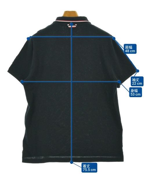 MONCLER GAMME BLEU（モンクレールガムブルー）ポロシャツ 紺 サイズ:XL メンズ/2200686628095