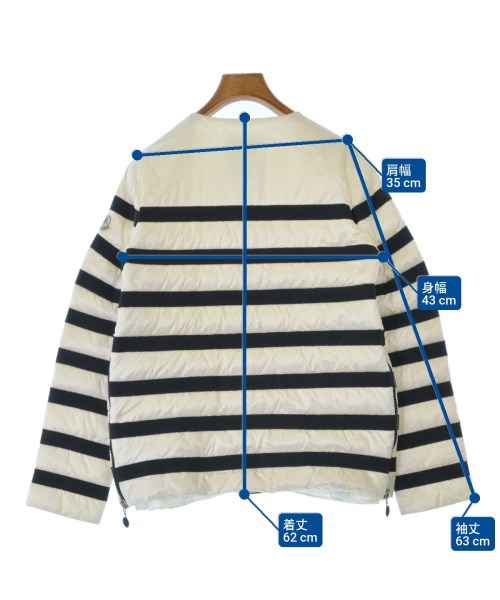 MONCLER S（モンクレールエス）ダウンジャケット/ダウンベスト 白 サイズ:1(S位) レディース/2200634815027