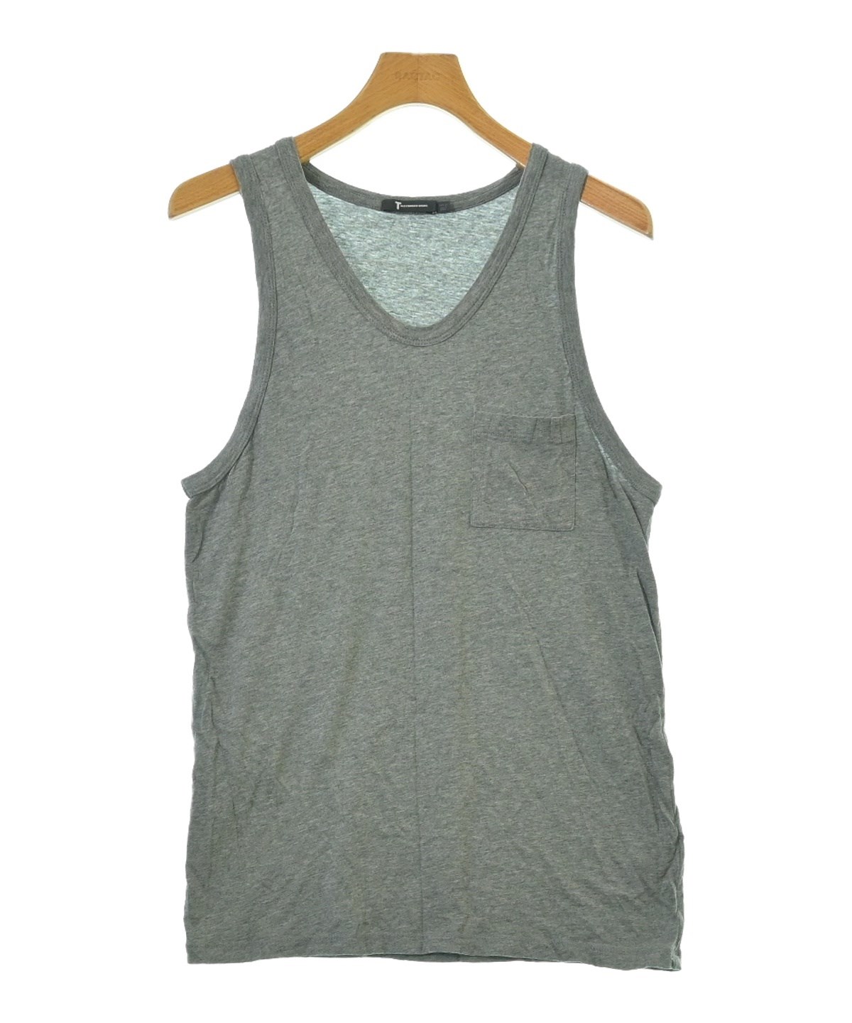 【新品未使用】alexanderwang タンクトップ XS グレー T by ALEXANDER WANG（ティーバイアレキサンダーワン）タンクトップ