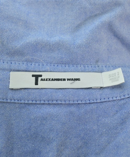 T by ALEXANDER WANG（ティーバイアレキサンダーワン）カジュアルシャツ 青 サイズ:2(M位) レディース/2200612325043