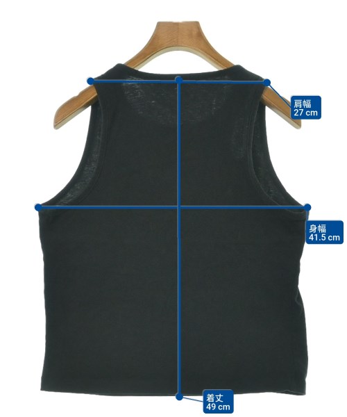 T by ALEXANDER WANG（ティーバイアレキサンダーワン）ノースリーブ 黒 サイズ:S レディース/2200612325098