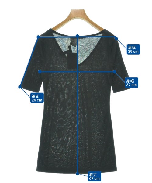 T by ALEXANDER WANG（ティーバイアレキサンダーワン）Tシャツ・カットソー 黒 サイズ:S レディース/2200616490075