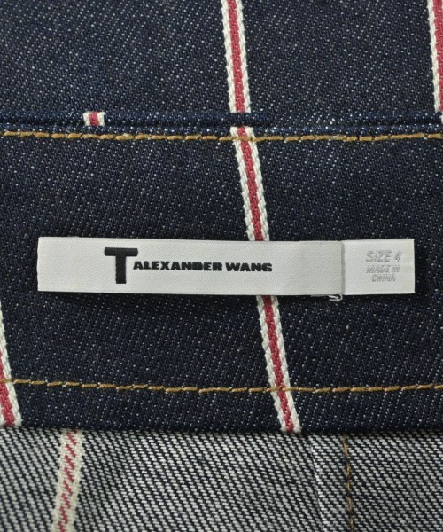 T by ALEXANDER WANG（ティーバイアレキサンダーワン）ひざ丈スカート 紺 サイズ:4(XL位) レディース/2200604032027