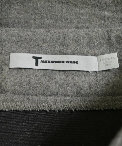 T by ALEXANDER WANG（ティーバイアレキサンダーワン）ミニスカート グレー サイズ:XS レディース/2200607432220
