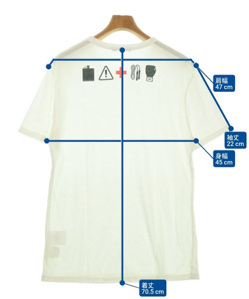 T by ALEXANDER WANG（ティーバイアレキサンダーワン）Tシャツ・カットソー 白 サイズ:S メンズ/2200673010056