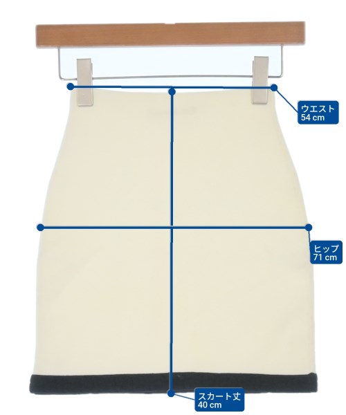 T by ALEXANDER WANG（ティーバイアレキサンダーワン）ミニスカート 白 サイズ:-(XS位) レディース/2200674568020