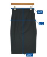 T by ALEXANDER WANG（ティーバイアレキサンダーワン）ひざ丈スカート 黒 サイズ:L レディース/2200678977149