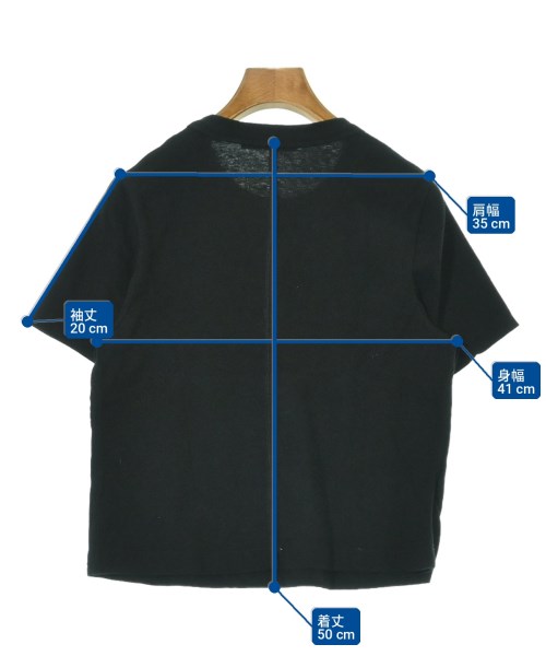 T by ALEXANDER WANG（ティーバイアレキサンダーワン）Tシャツ・カットソー 黒 サイズ:S レディース/2200701419042