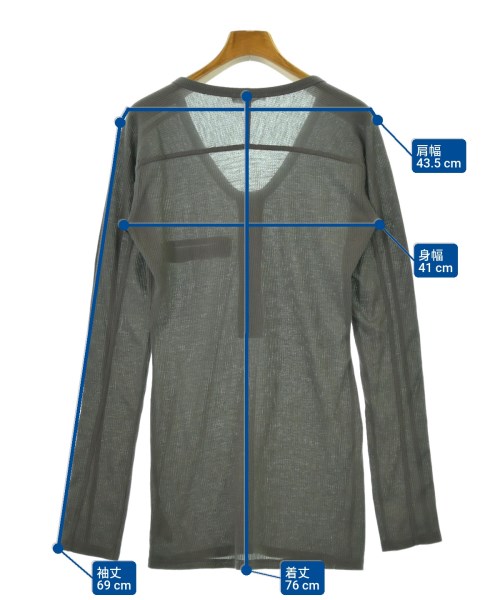 T by ALEXANDER WANG（ティーバイアレキサンダーワン）Tシャツ・カットソー グレー サイズ:S レディース/2200649497065