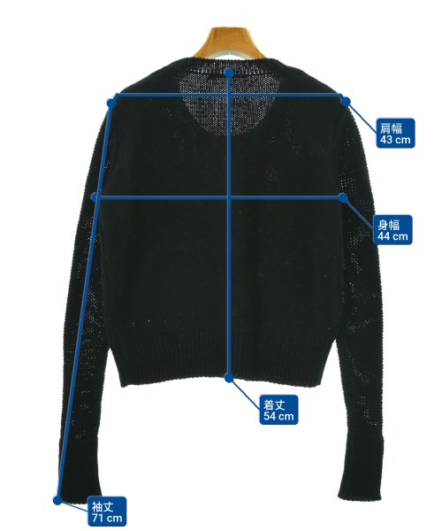 T by ALEXANDER WANG（ティーバイアレキサンダーワン）ニット・セーター 黒 サイズ:XS レディース/2200655917113