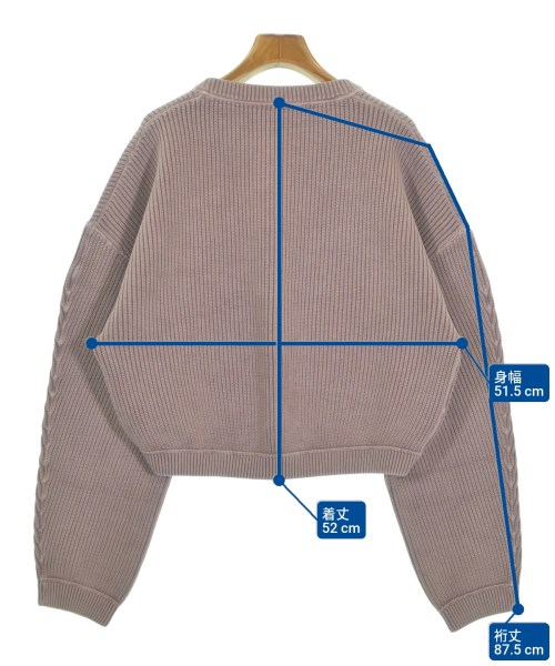 T by ALEXANDER WANG（ティーバイアレキサンダーワン）ニット・セーター ピンク サイズ:M レディース/2200655705024