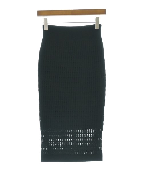 T by ALEXANDER WANG（ティーバイアレキサンダーワン）ひざ丈スカート 黒 サイズ:XS レディース/2200701459055