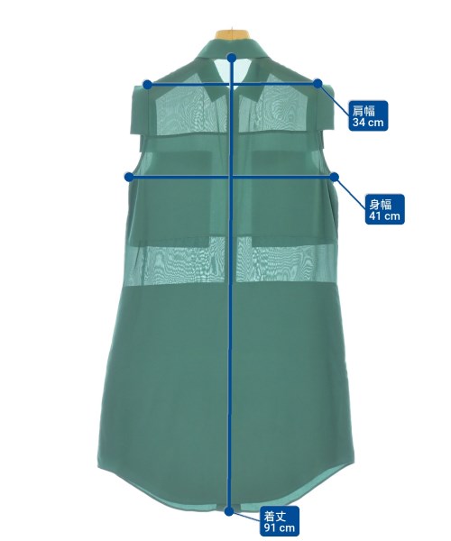 T by ALEXANDER WANG（ティーバイアレキサンダーワン）ブラウス 緑 サイズ:S レディース/2200664609252